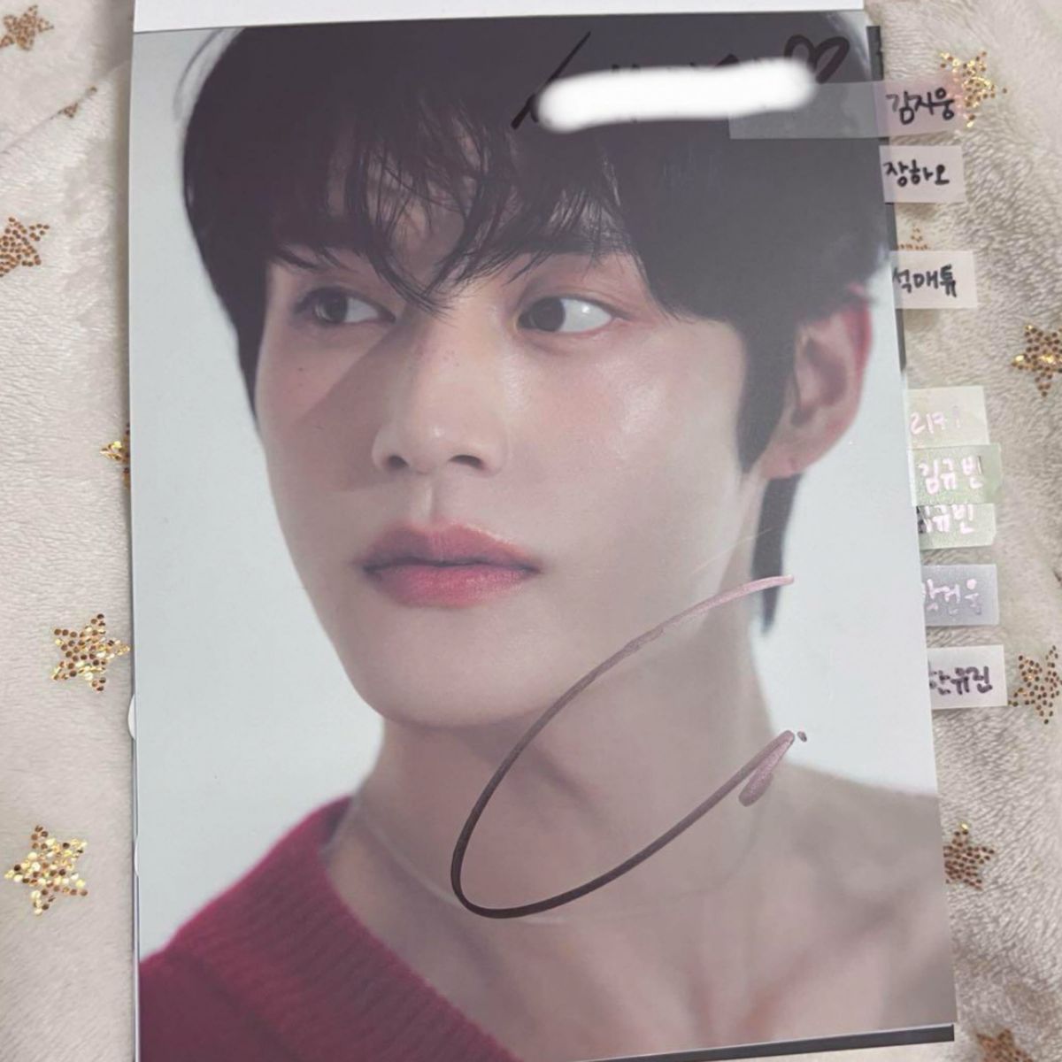 김지웅 KimJiWoong キムジウン Bit サイン入り チェキ キムジウン