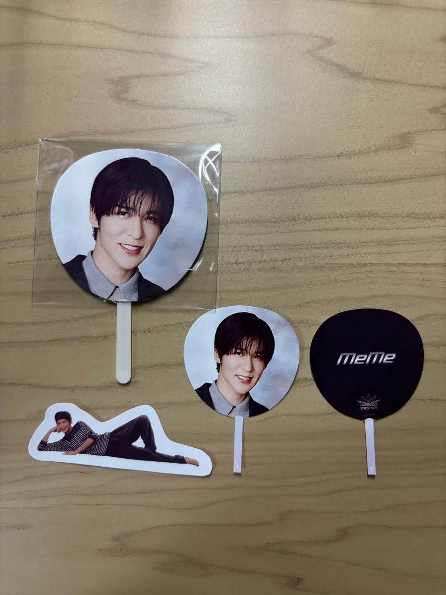 Man サマパラ2019 ミニうちわ 目黒蓮 アクスタ2体セット Man サマパラ