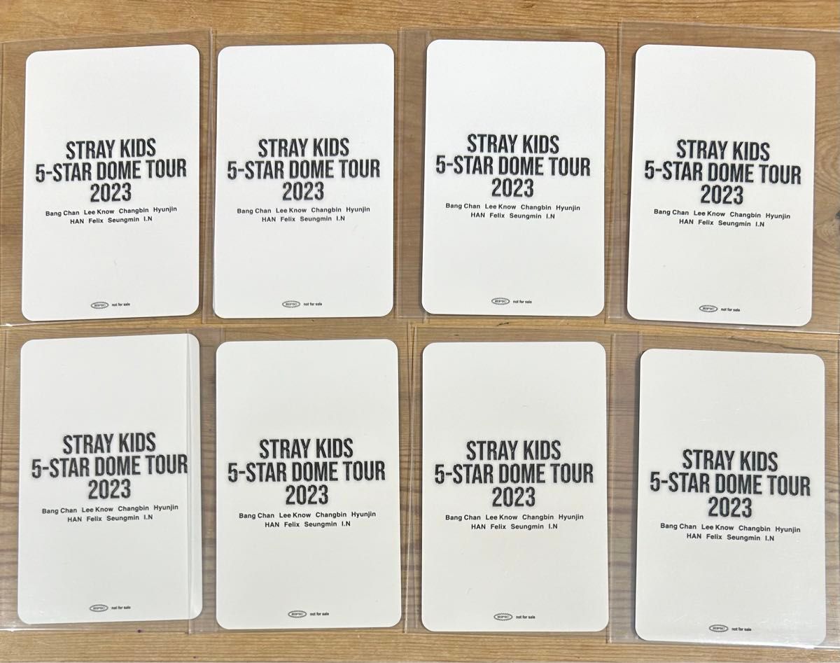 スキズ 大阪 2023/9/9 会場限定 トレカ フォトカード 8枚 コンプリート