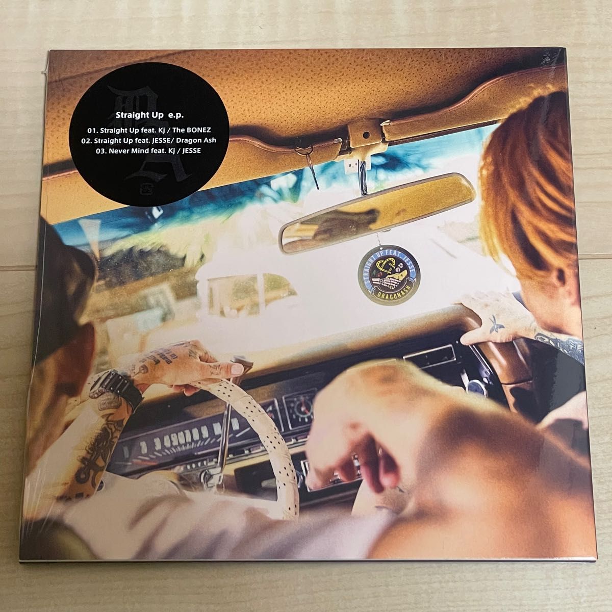 新品未開封】The BONEZ x Dragon Ash Straight Up EP (バンダナ付き 赤