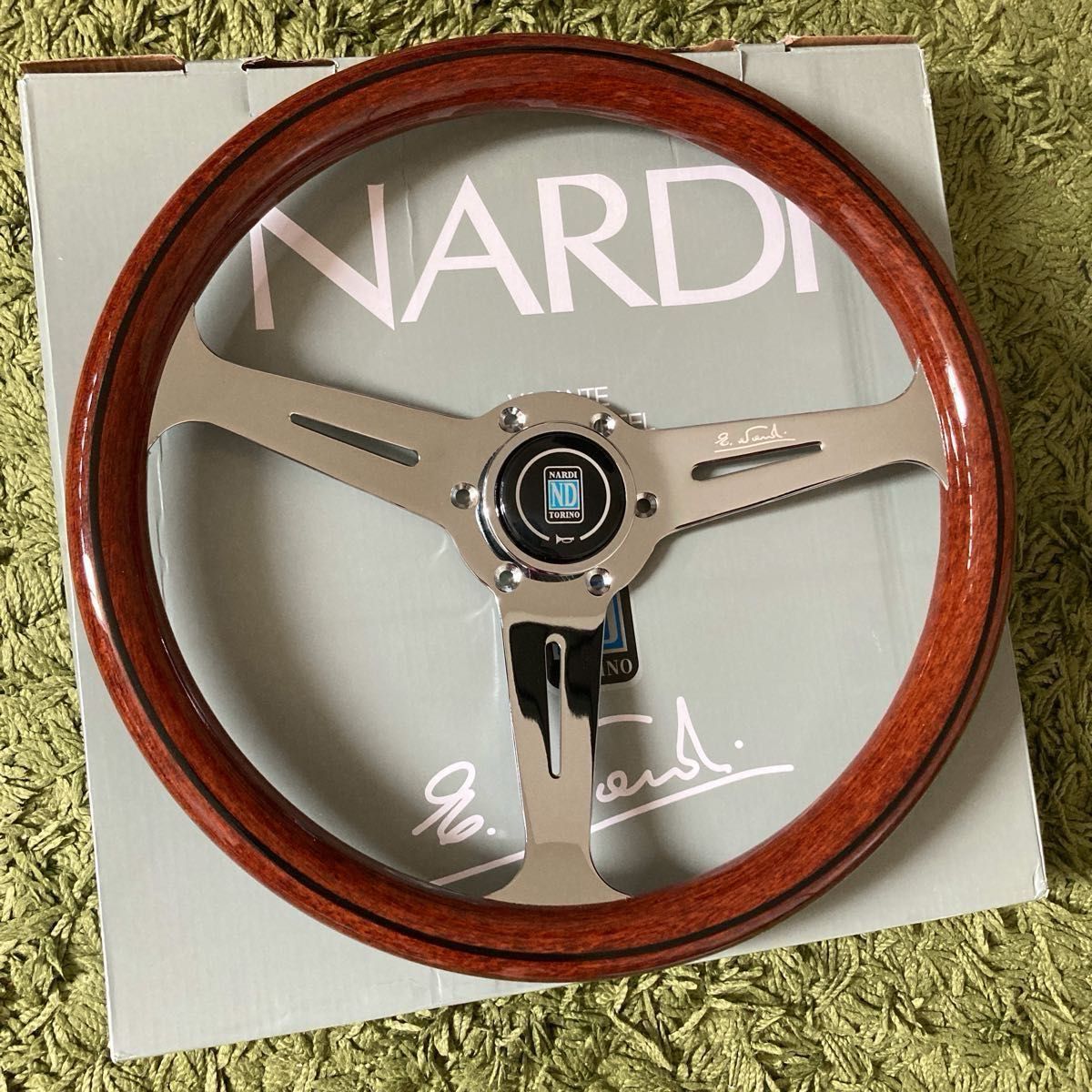 ナルディ（NARDI）クラシック ウッドステアリング 14インチ｜Yahoo