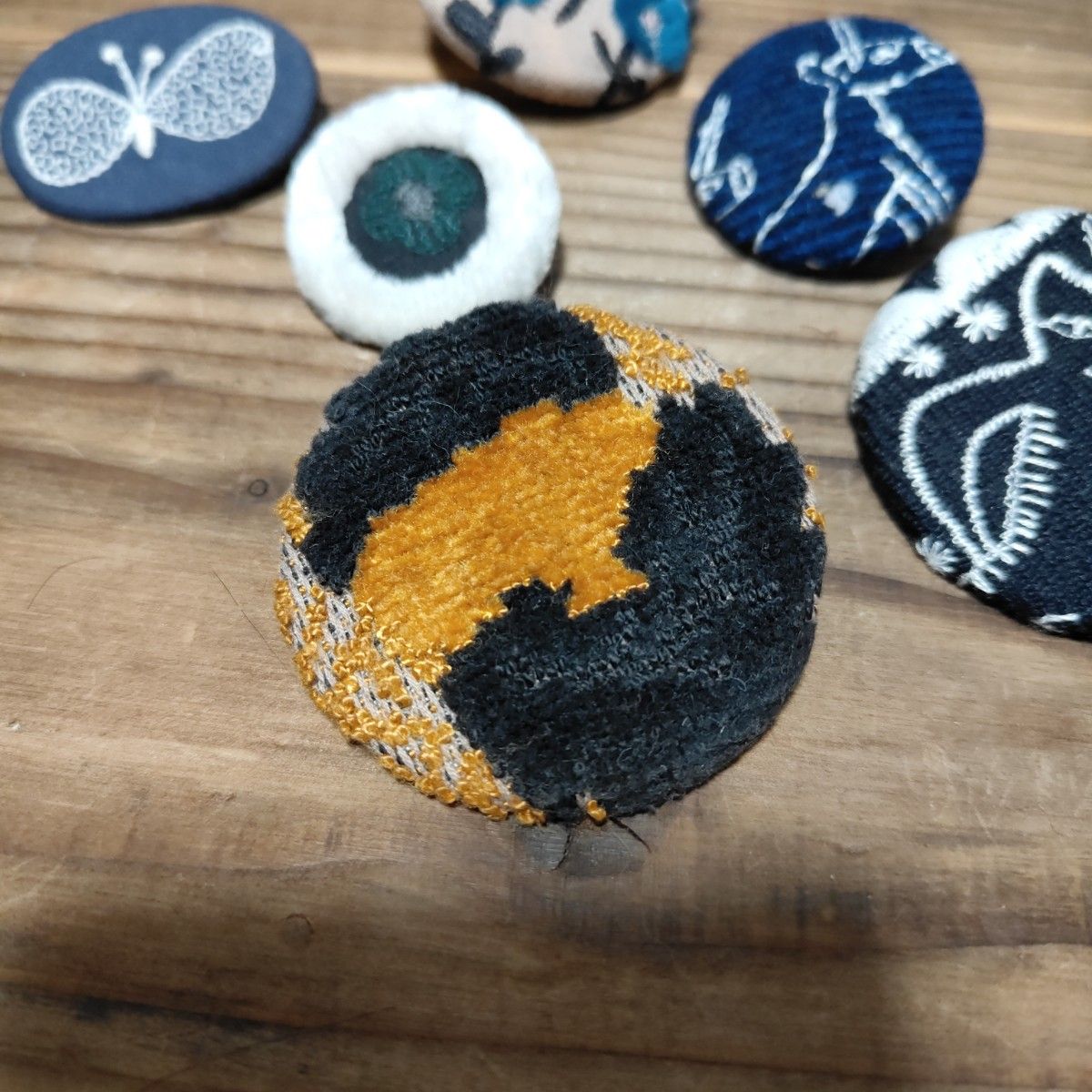 ミナペルホネン mina perhonen サンキューベリーバッジ等6点セット