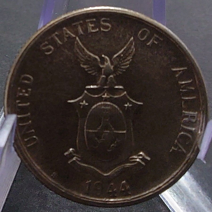 1944年 フィリピン銀貨 50センタボ マヨン火山の乙女 silver750｜Yahoo