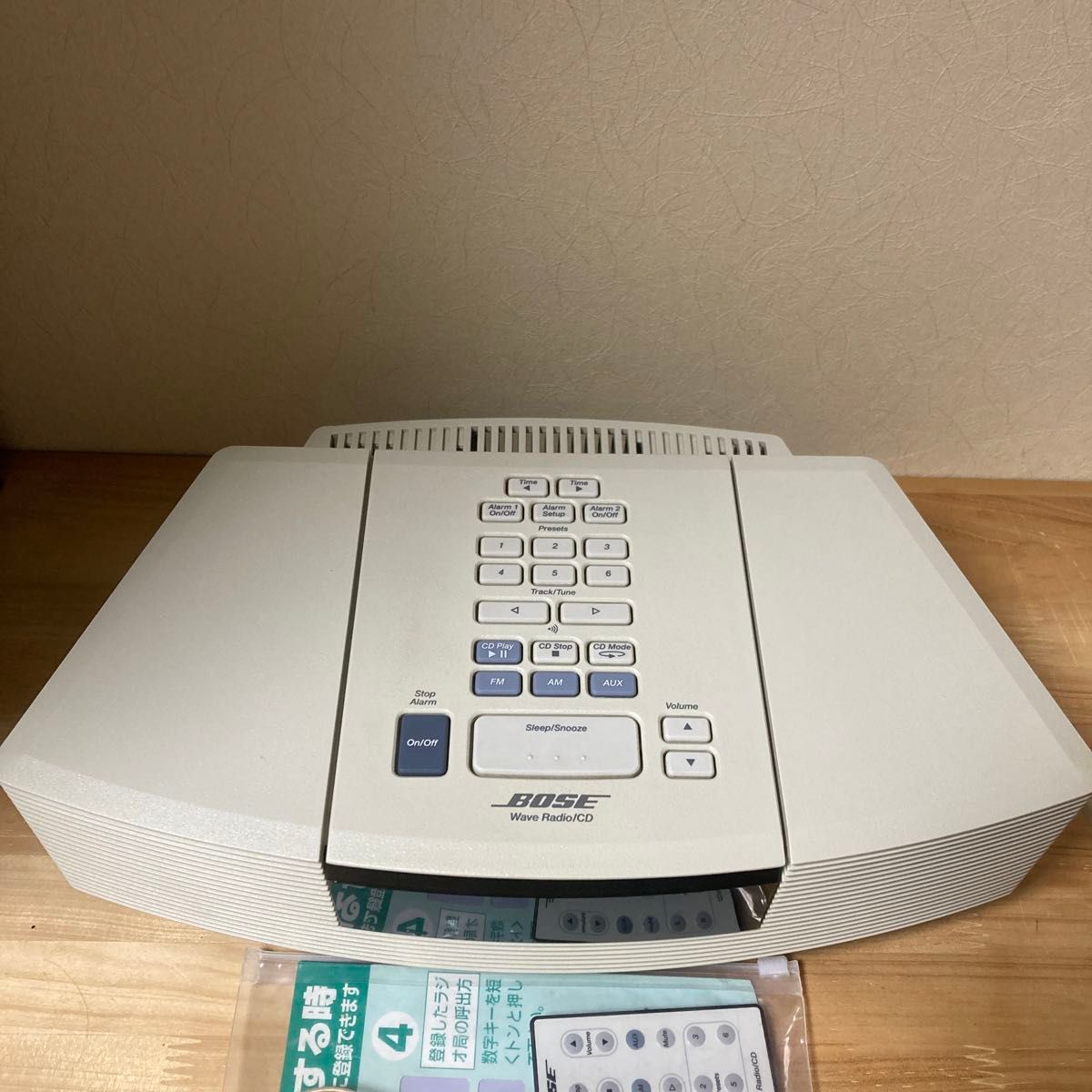 BOSE Wave Radio CD 中古品 WAVE Music System リモコン取説付き