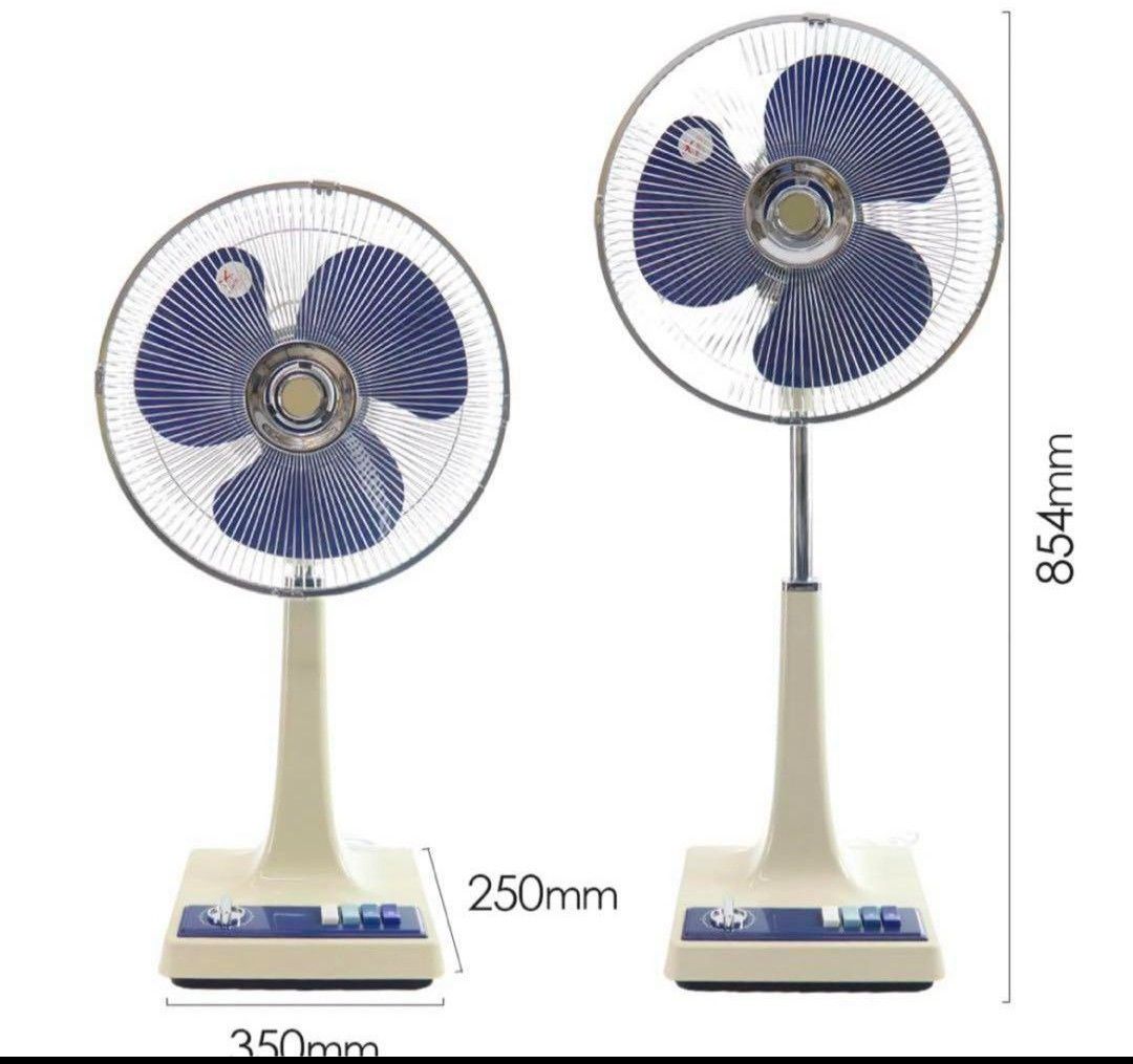 未使用品】おばあちゃんちの 昭和レトロ リヴィング扇風機 インテリア