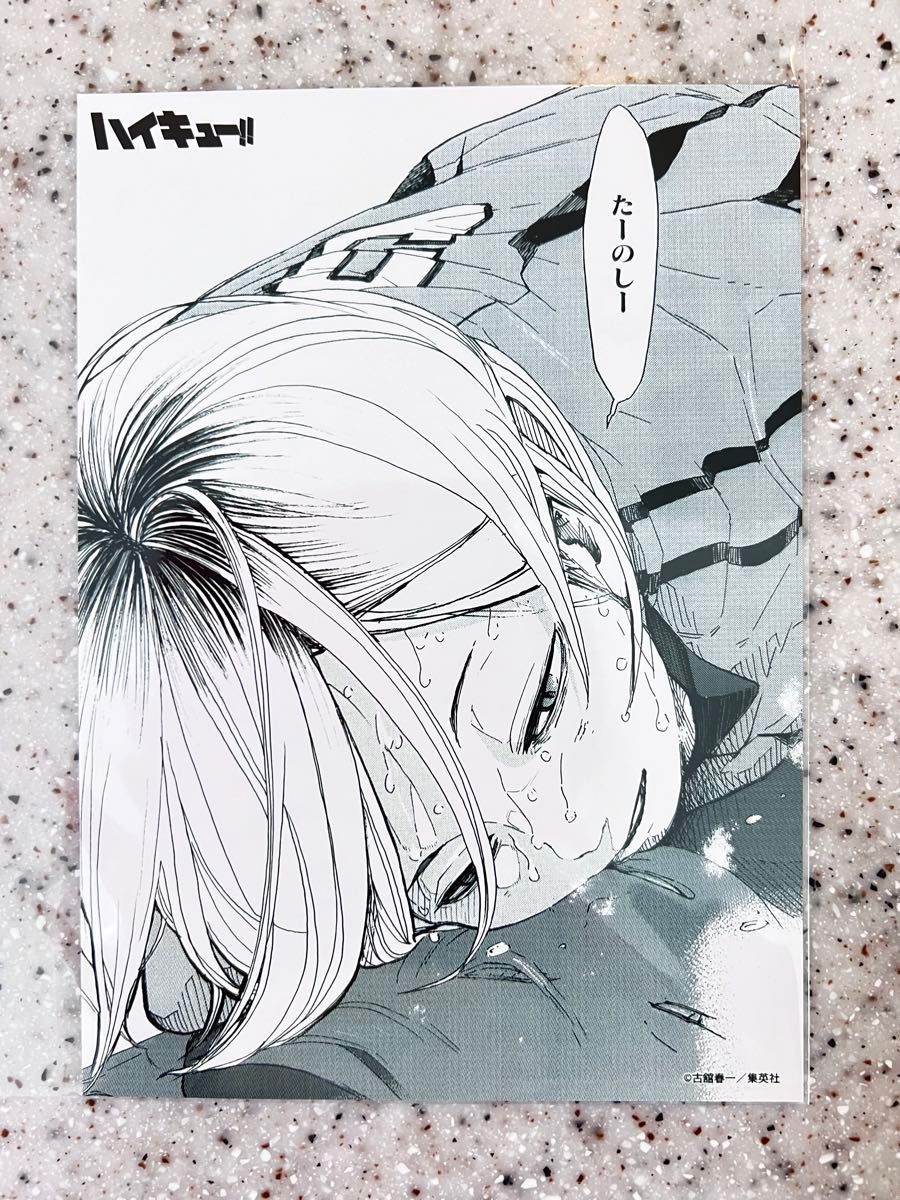 ハイキュー ブロマイド ジャンプショップ 孤爪研磨 イラストカード