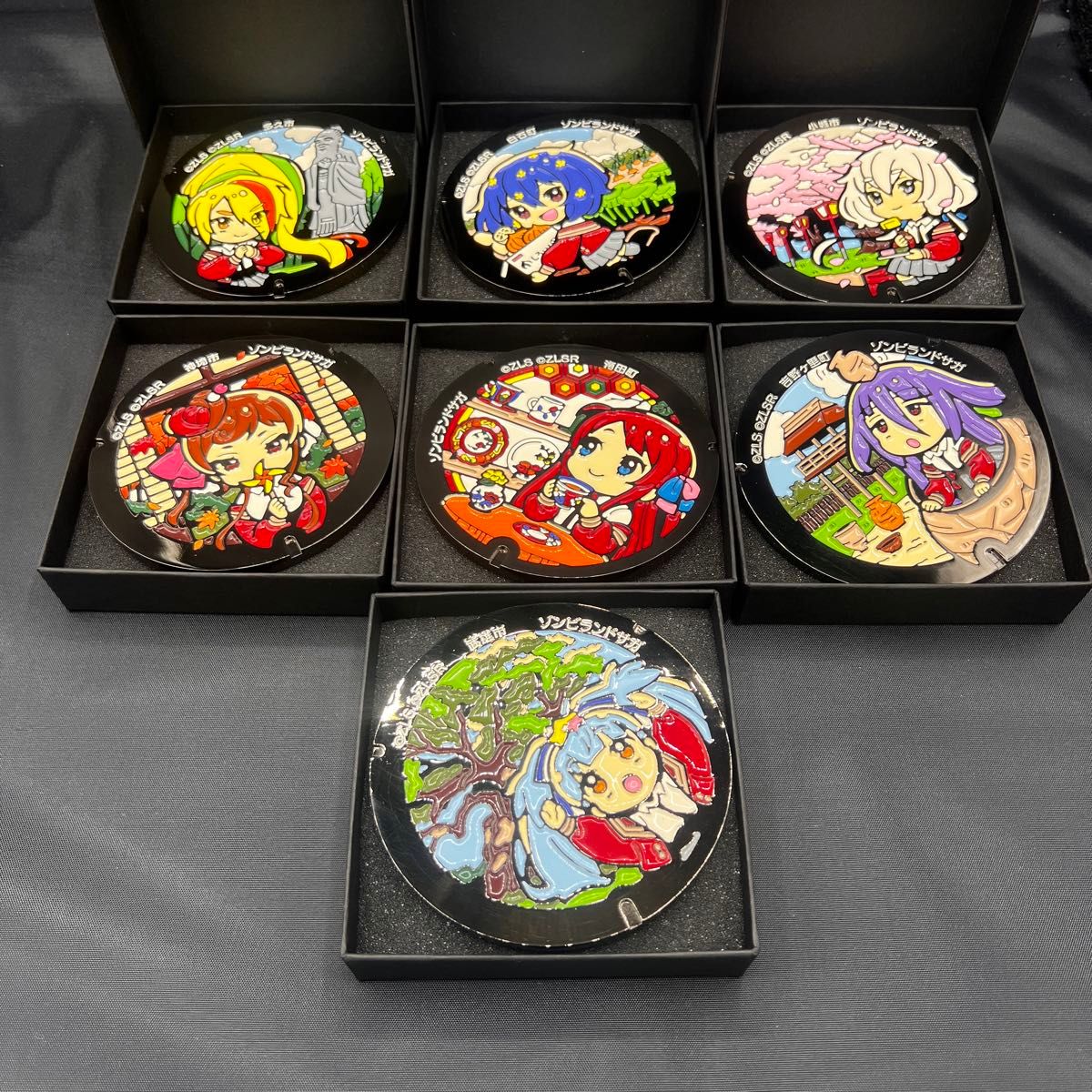 新品】ゾンビランドサガ ミニチュアマンホール 佐賀 水野愛 紺野純子