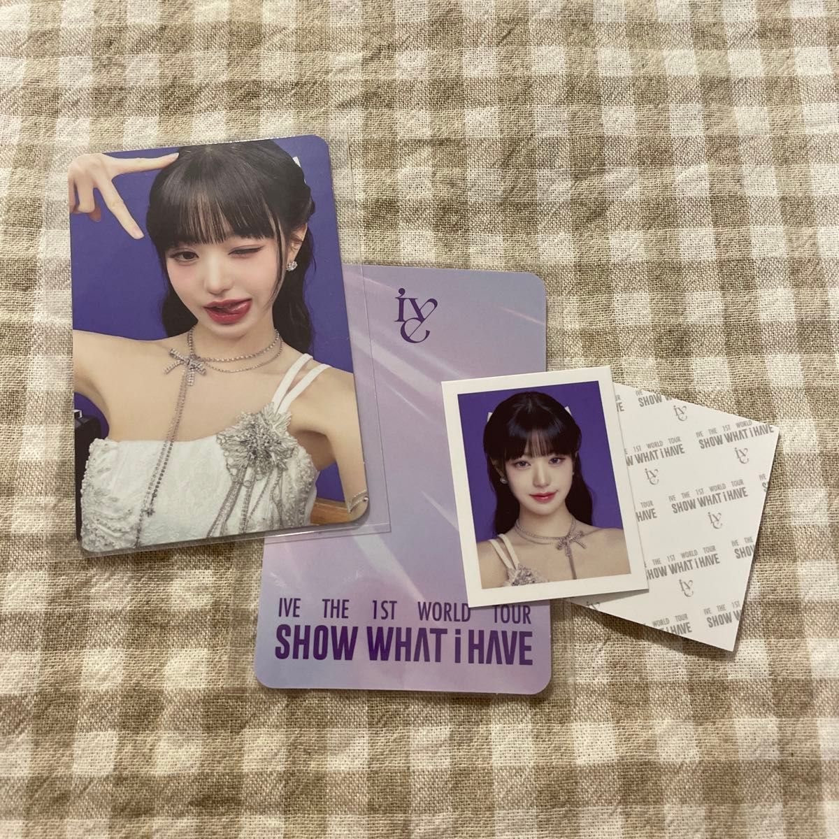 IVE ウォニョン ワールドツアー show what i have DVD 封入 トレカ ID
