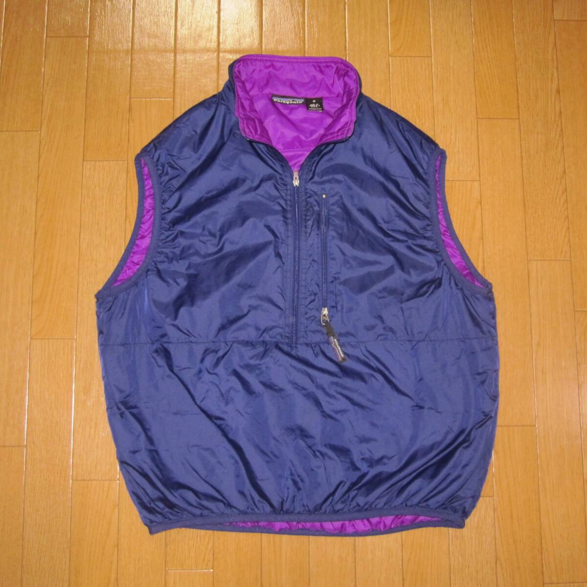 95 パタゴニア パフボール ベスト (M) ブルーベリー×ブライトパープル