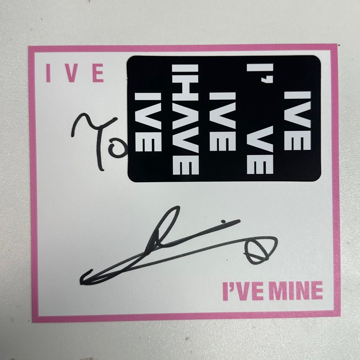 IVE Secret サイン会 未公開トレカ 直筆サイン イソ（8/29） IVE