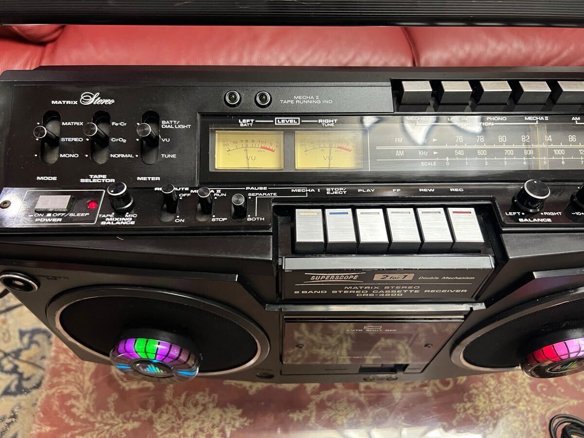 希少品MARANTZマランツSUPERSCOPEラジカセ CRS-4800整備品 希少品