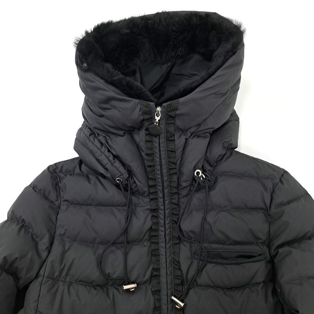 極美品 エムズグレイシー M'S GRACY ダウンジャケット ダウン フリル