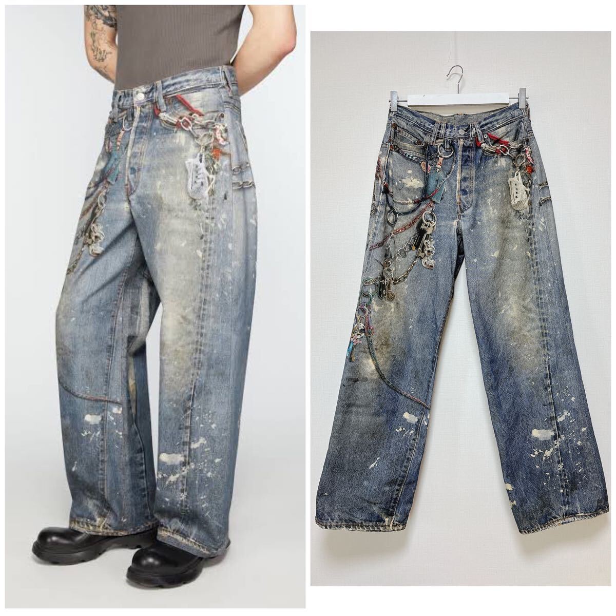 Acne Studios LOOSE FIT TROUSERS 1981M 44 ルーズフィットトラウザー