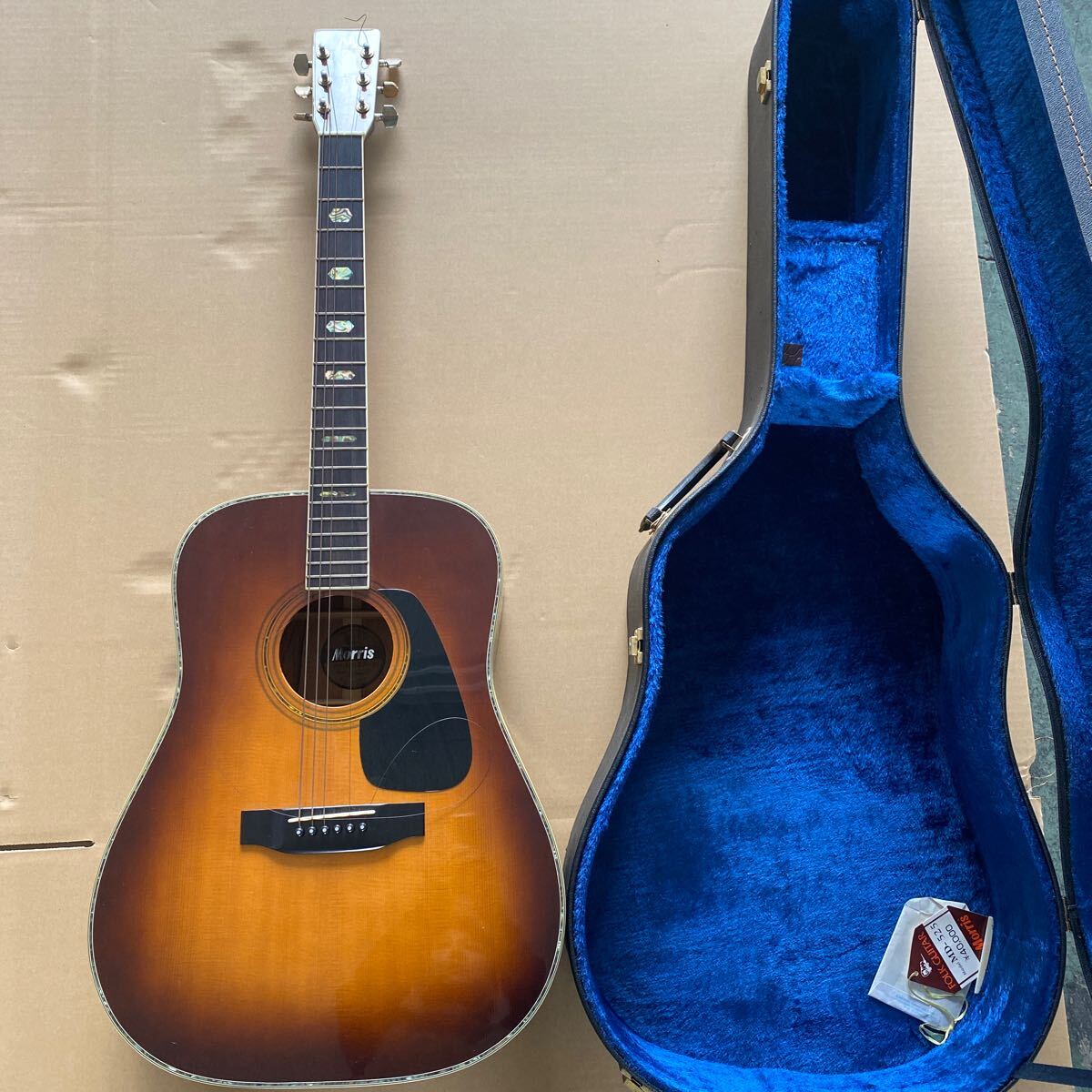 MORRIS/モーリス MD-525S アコースティックギター 縦ロゴ