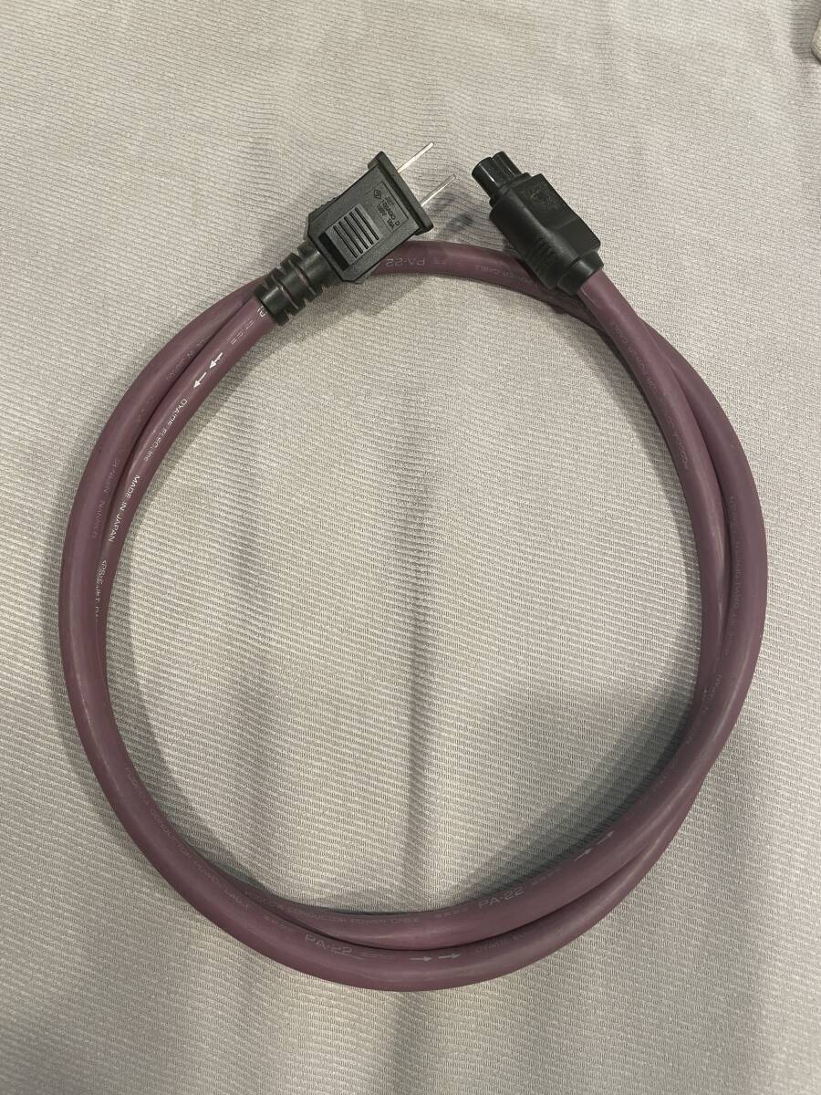 Oyaide PA-22 ZX メガネコネクター / 電源ケーブル / オヤイデ / 1 2M