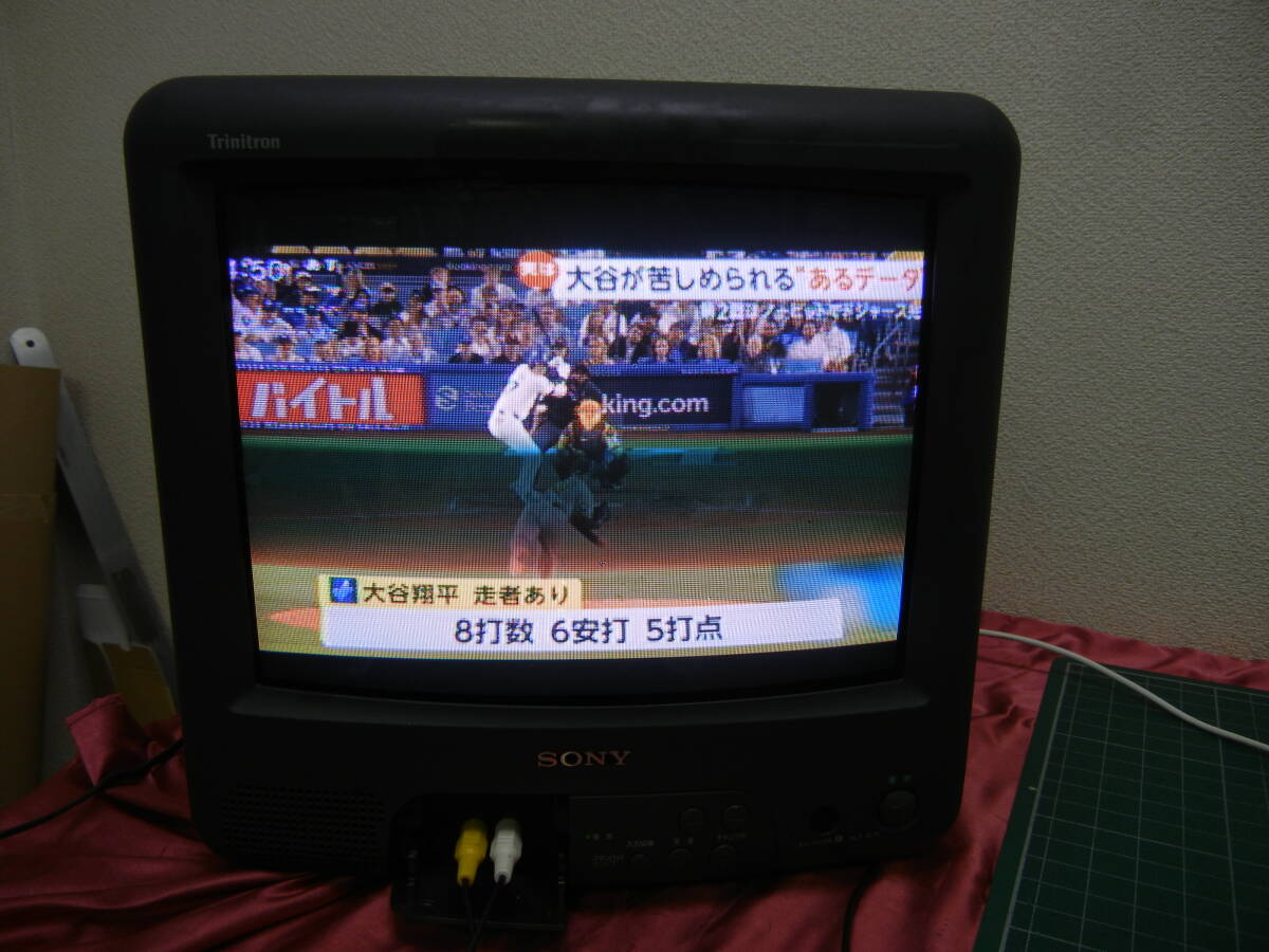 SONY】中古 ブラウン管 テレビ ソニー KV-14GP2 Trinitron