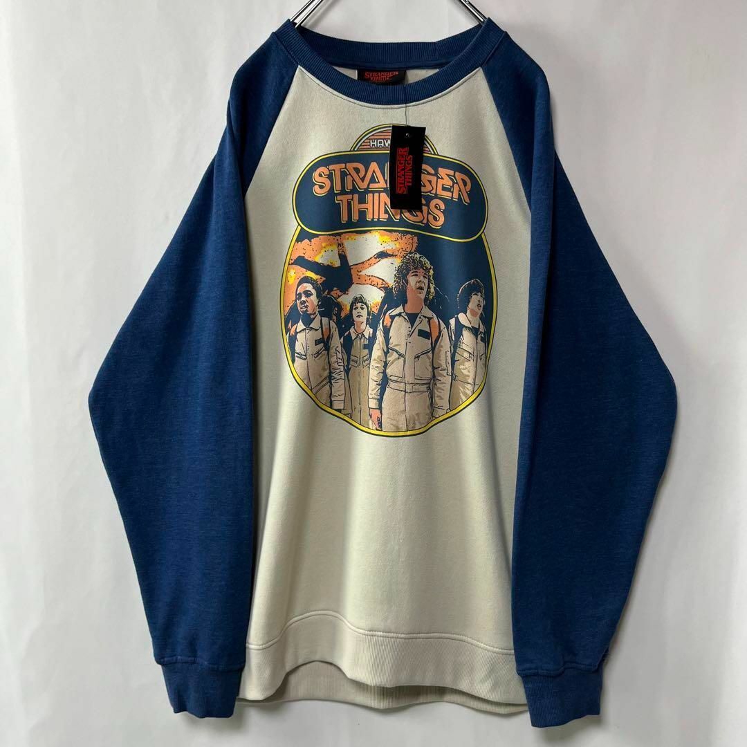 新品 ストレンジャーシングス ラグランスウェット ゴーストバスターズ