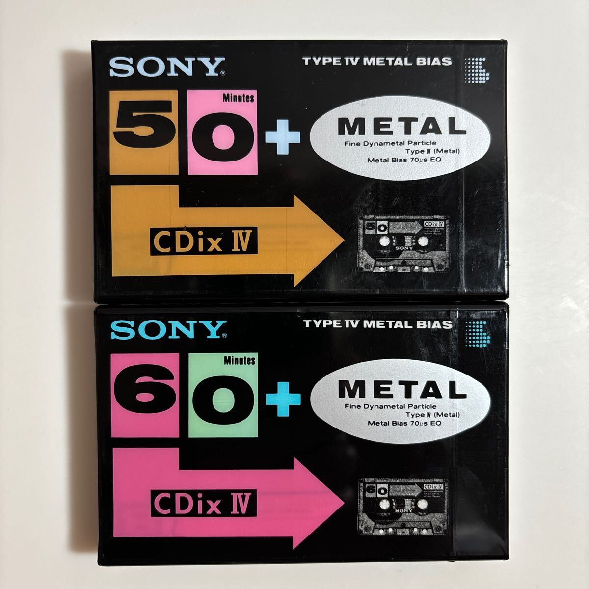 カセットテープ メタルテープ SONY METAL CDix Ⅳ 50分1本・60分1本