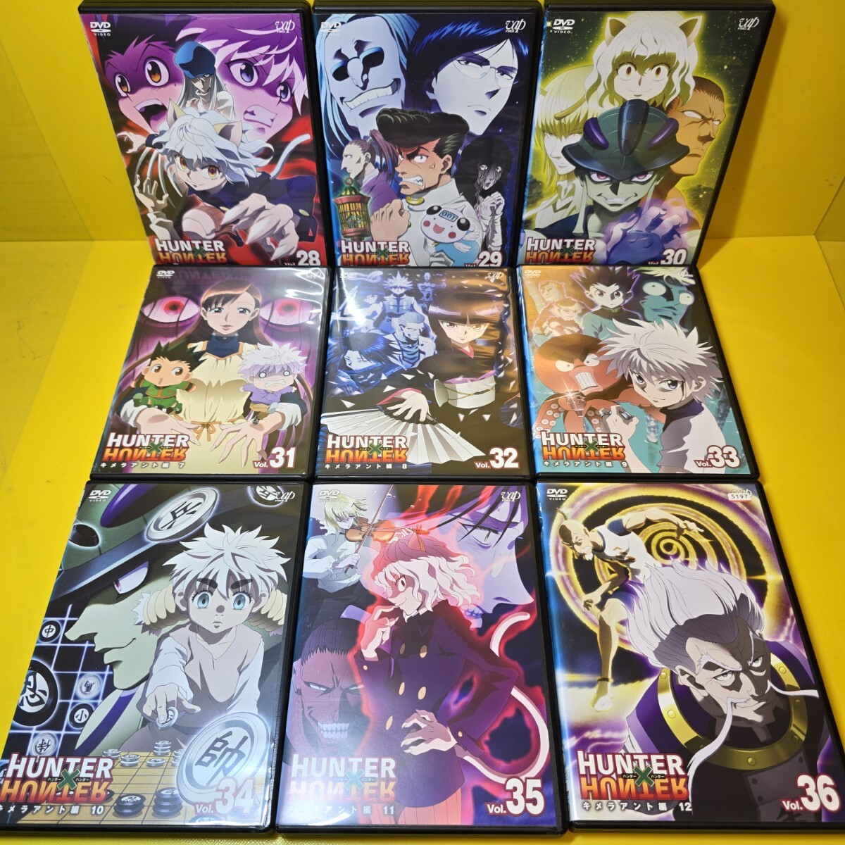 新品ケース交換済み HUNTER×HUNTER ハンターハンター【DVD】全49巻 +