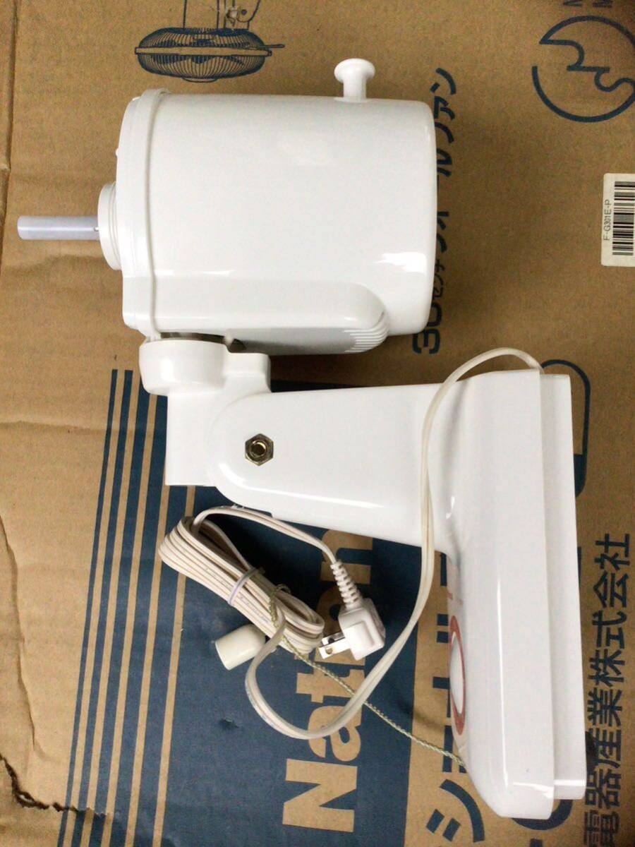 ナショナル扇風機 昭和レトロ 壁掛け扇風機 F-G301E 新品未使用 30cm