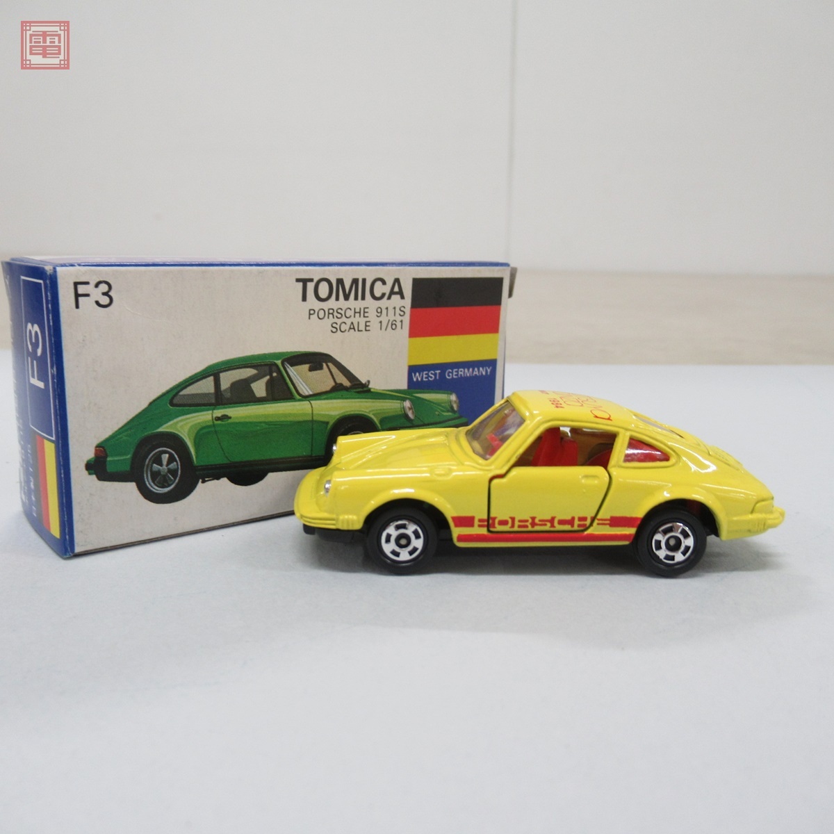 Yahoo!オークション - トミカ 日本製 No.F3 ポルシェ 911S 西ドイツ車