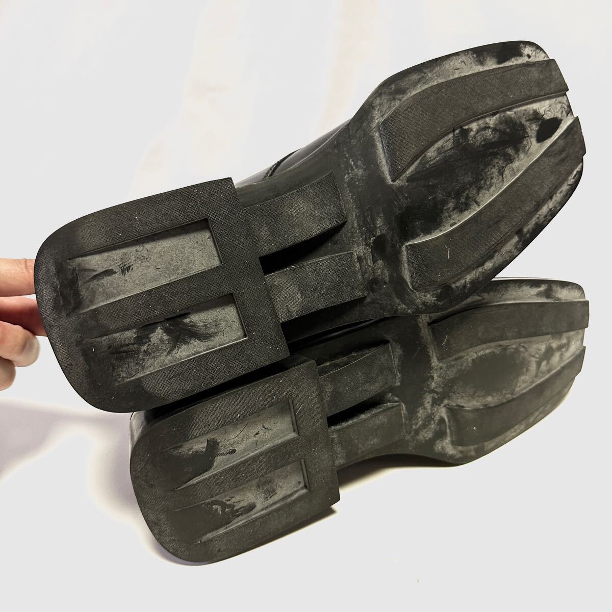 超希少 PRADA Loafer square toe archive 6 5 プラダ スクエアトゥ