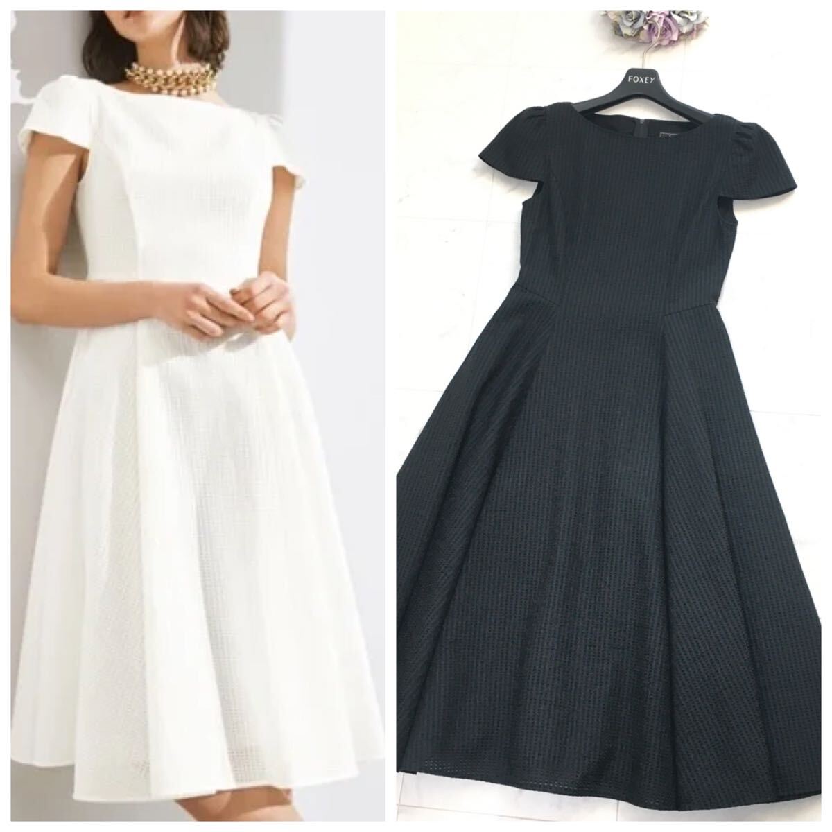 新作美品 定価18万円 FOXEY フォクシー ドレス ワンピース 送料無料