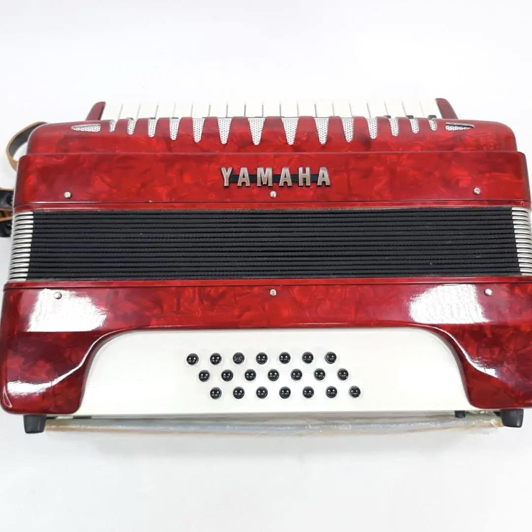 YAMAHA ヤマハ アコーディオン 赤 32鍵 21ベース ソフトケース付き