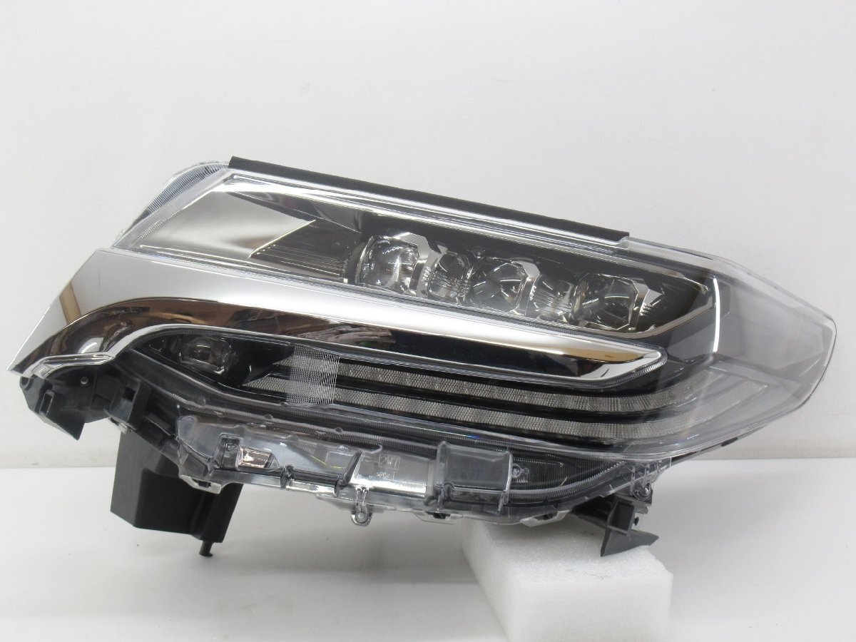 アルファード30 左ヘッドライトLED 3眼 純正部品 イチコー58-91 磨き