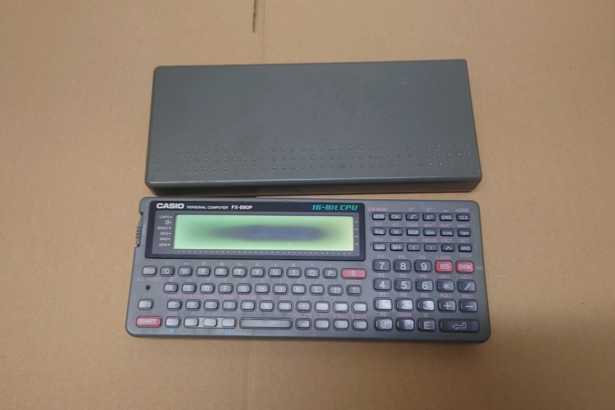 CASIO 16-BIT CPU ポケットコンピュータ FX-890P ジャンク CASIO