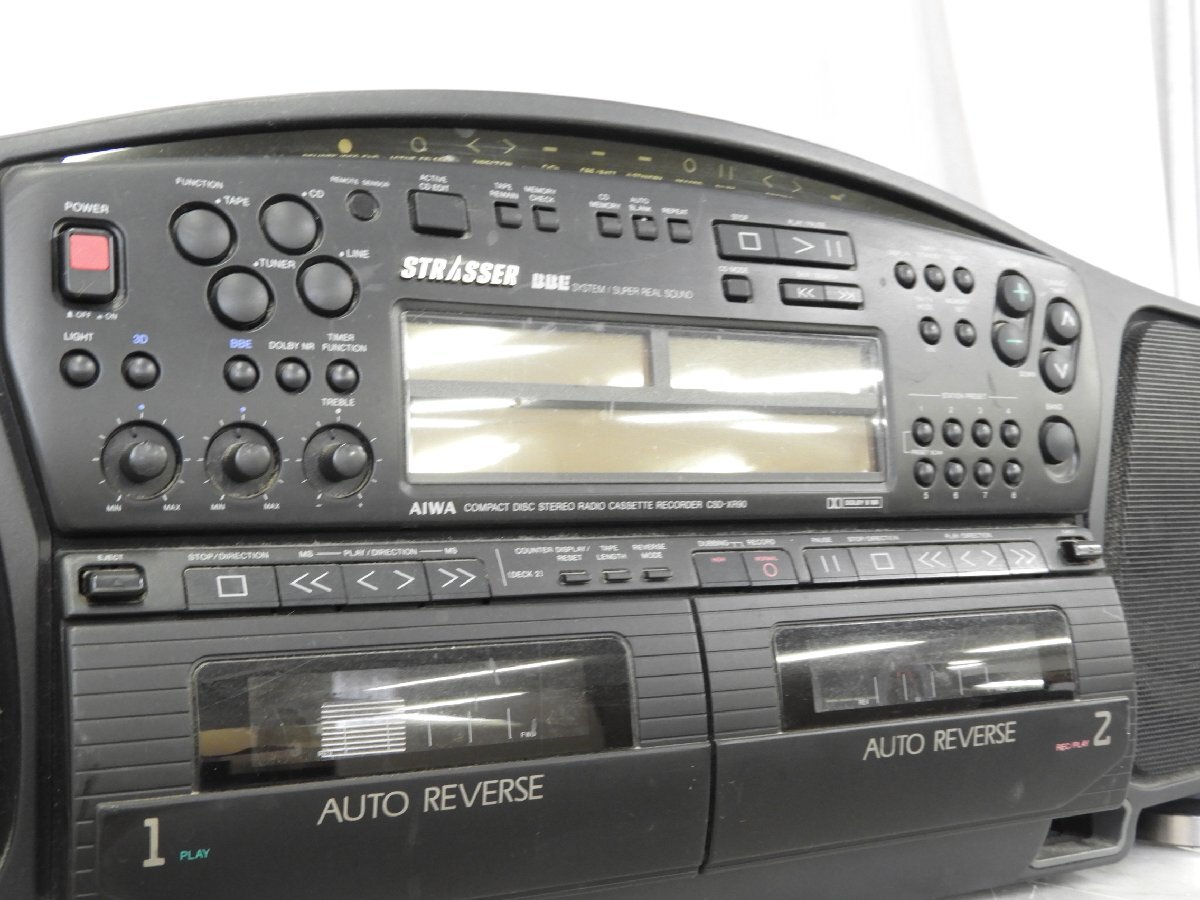 153 AIWA CSD-XR90改 Bluetooth搭載CDラジカセ 完動品 153 AIWA CSD