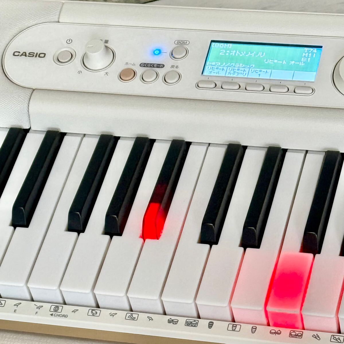 送料無料 CASIO 光ナビゲーション搭載電子キーボード LK-526｜Yahoo