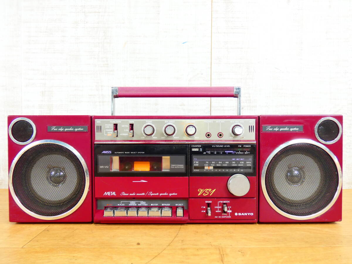 F*p様 SANYO MR 9600 ラジオ・カセットレコーダー、説明文必ずお読