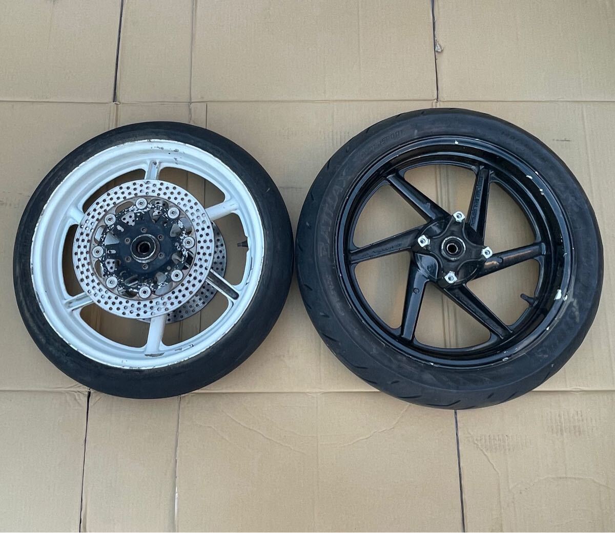 Yahoo!オークション - CBR250RR MC22 フロントホイール リアホイール