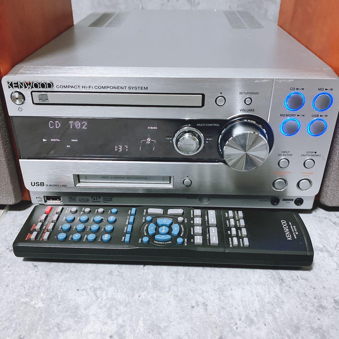 良品】KENWOOD CD MDコンポ UD-A77 RD-UDA77 ケンウッド FM AM