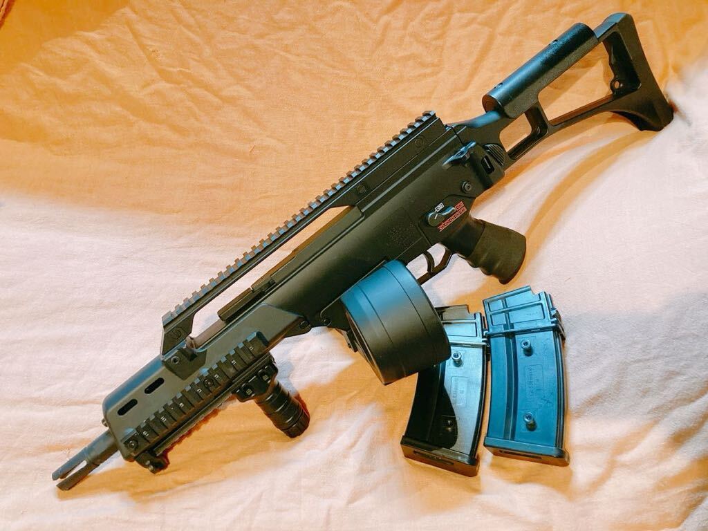 動作快調!!】 東京マルイ 電動ガン G36C カスタム セット!!