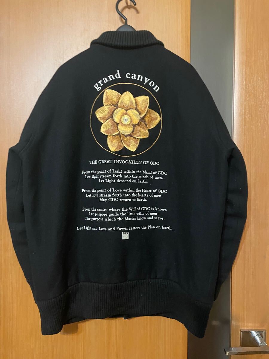 希少 アーカイブ『GRAND CANYON』初期LOTUS刺繍ヴァーシティジャケット
