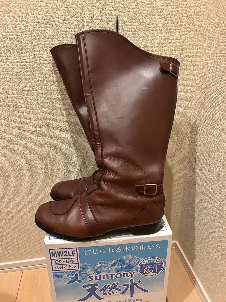 Yahoo!オークション - 三協オート製 特攻ブーツ 斜めカット 茶色 赤茶