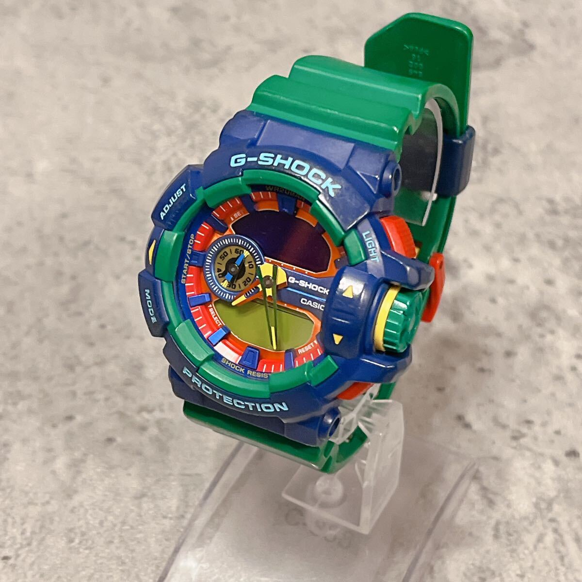 希少 美品 CASIO G-SHOCK GA-400-2AJF ハイパーカラーズ ロータリー