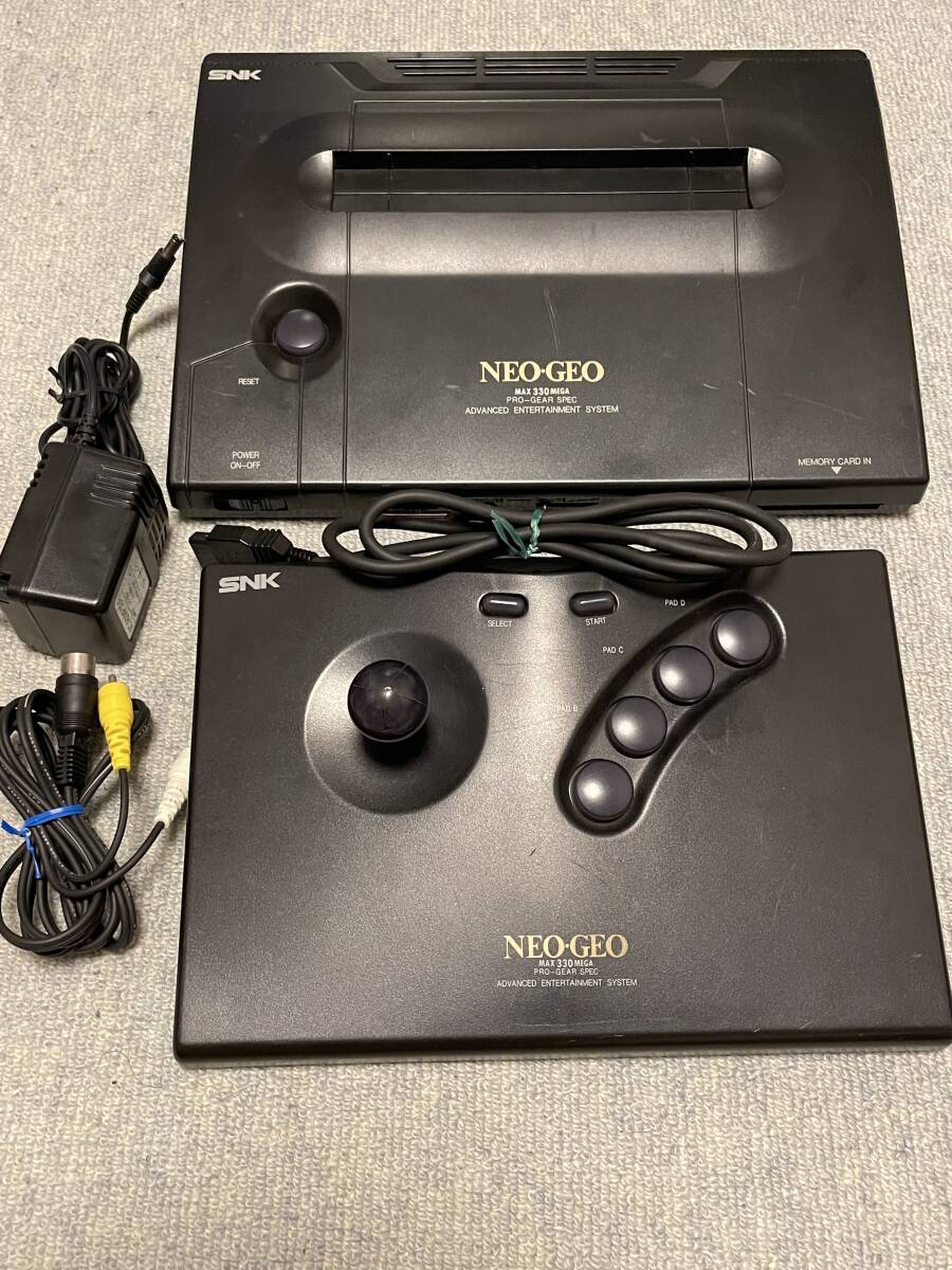 Yahoo!オークション - ネオジオ 本体 一式 NEOGEO ROM
