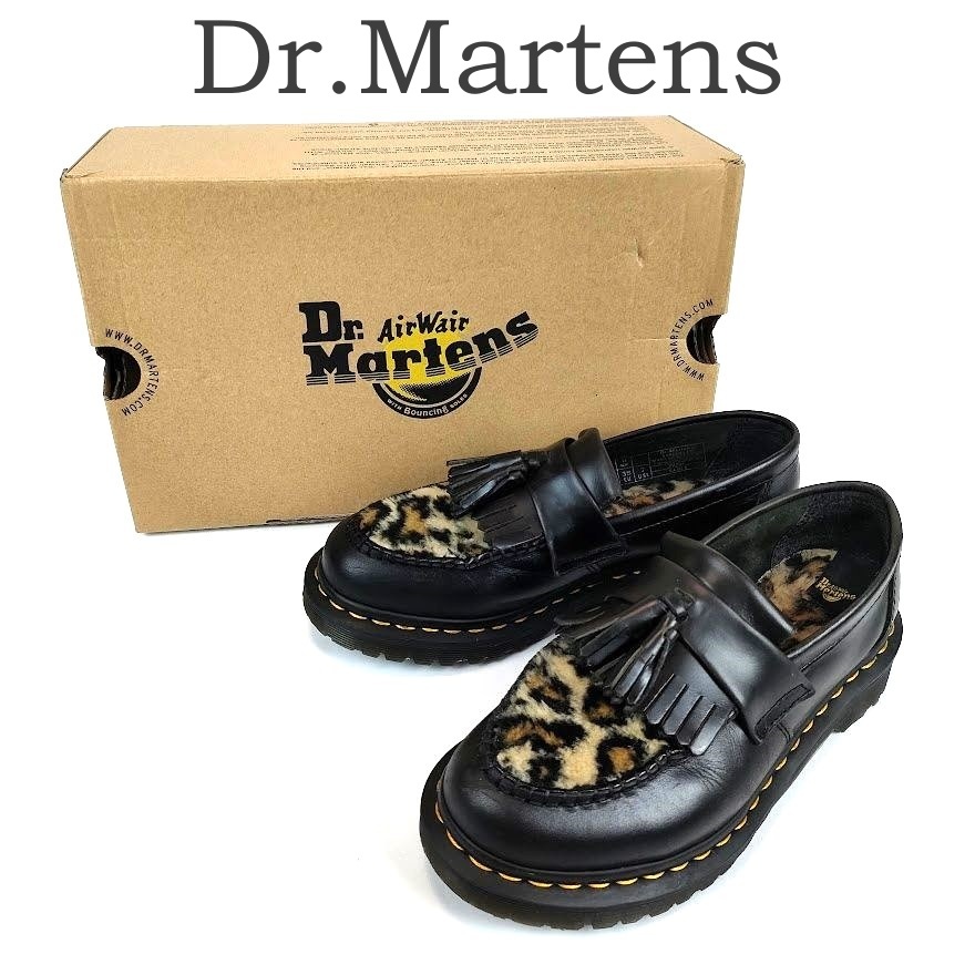 Dr Martens ドクターマーチン レオパード タッセル ローファー UK5 (24