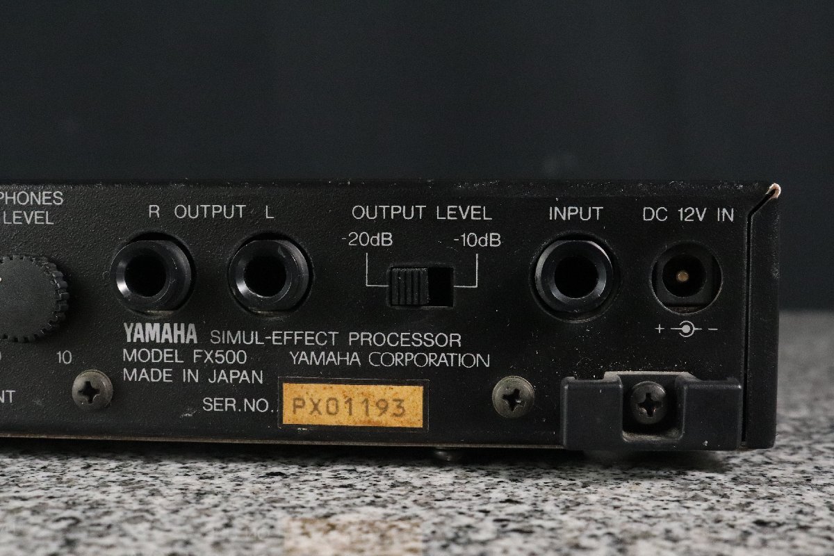 YAMAHA FX500 マルチエフェクター YAMAHA ヤマハ FX500 マルチ