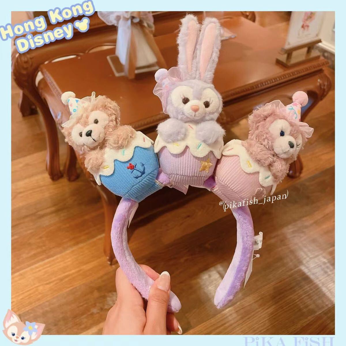 正規品】ダッフィーフレンズ お祝い カスタマイズぬいぐるみ3点セット