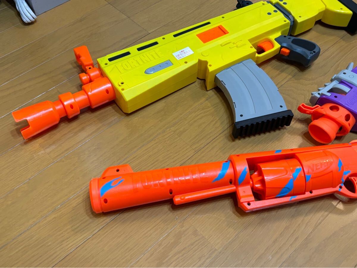 NERF ナーフ フォートナイト 銃3点セット ハズブロ サブマシンガン