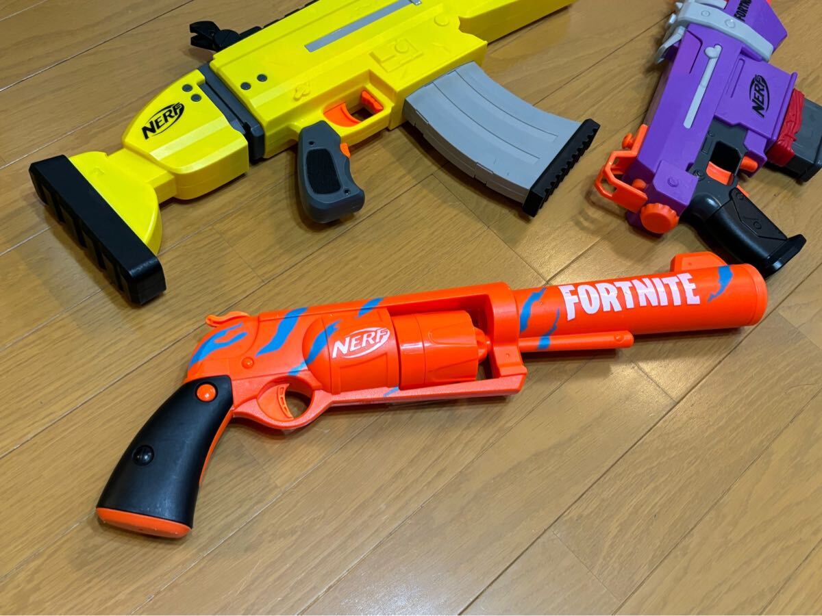NERF ナーフ フォートナイト 銃3点セット ハズブロ サブマシンガン