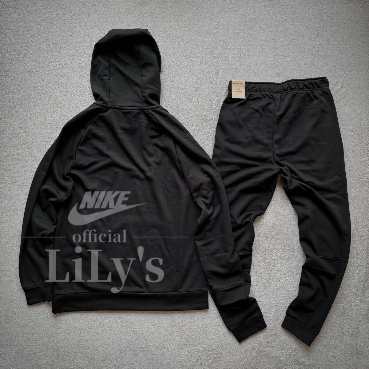 新品 ナイキ上下セットアップ Mサイズ スウォッシュ NIKE 黒白 CZ2426