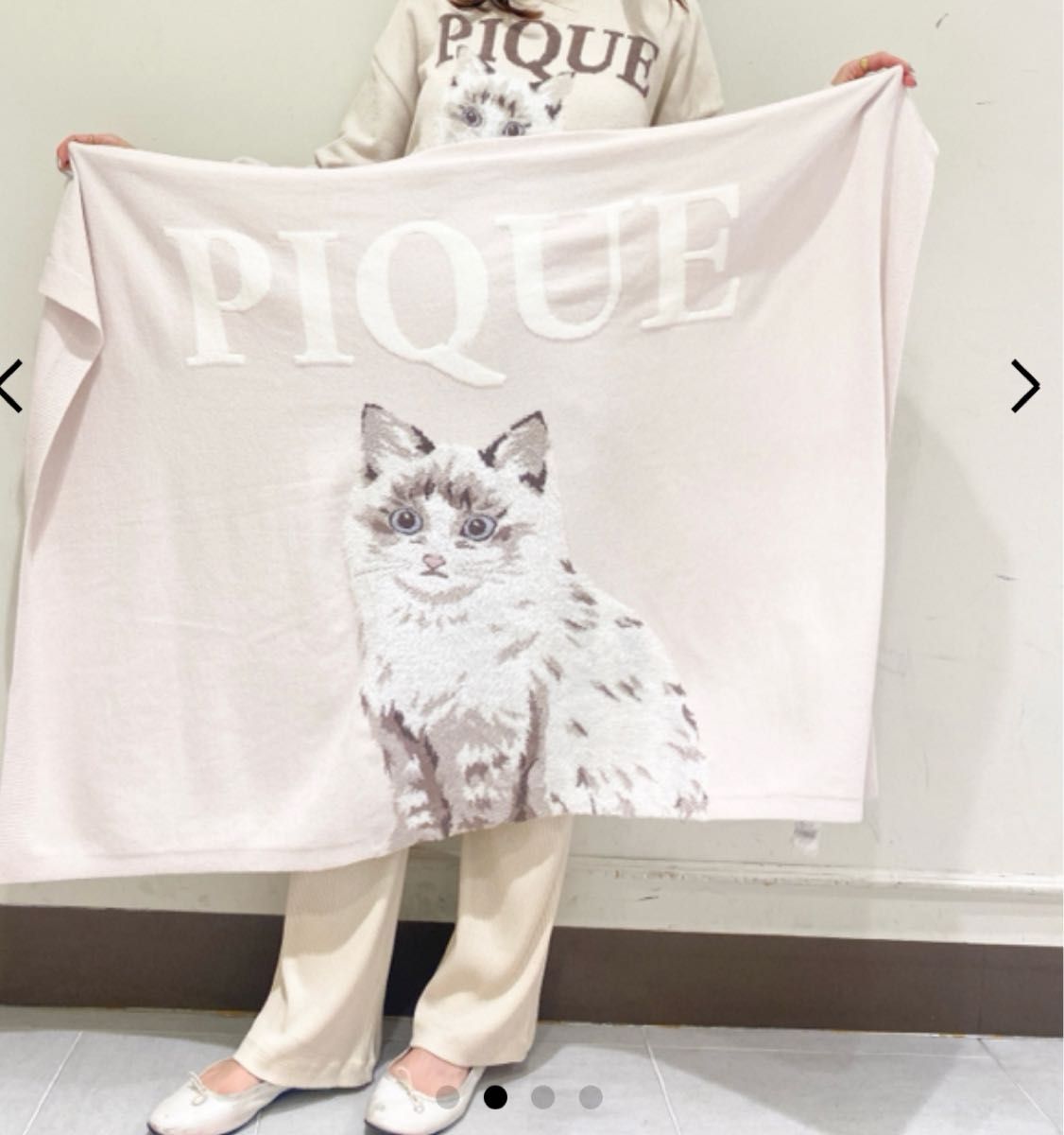 ジェラートピケ CATジャガードブランケット｜Yahoo!フリマ（旧PayPay