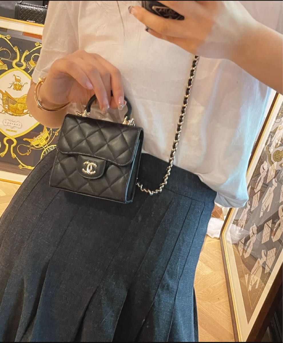 新品 CHANEL シャネル ノベルティ 2024ショルダーバッグ ミラー付き
