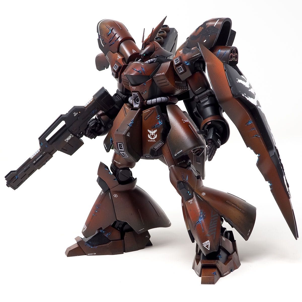 HG サザビー ガンプラ オリジナルカラー 全塗装 完成品 おまけ付き