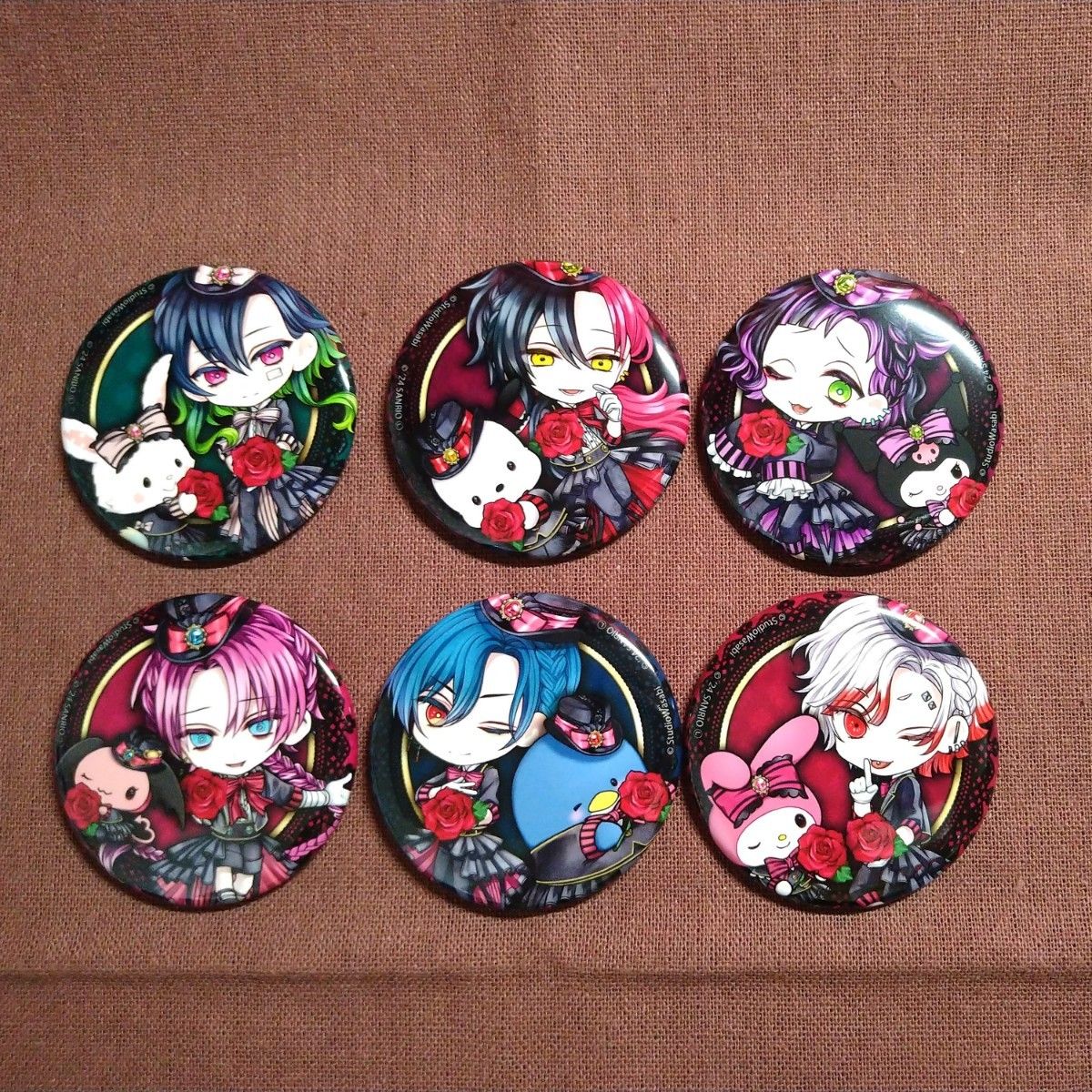 あくねこ 悪魔執事と黒い猫 アモン フルーレ あくねこ サンリオ 缶